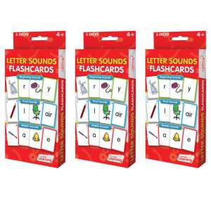 Letter Sound Flashcards, 3 Sets Per Pack, 3 Packs