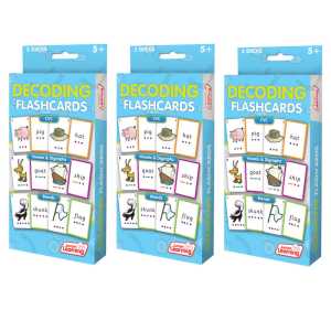 Decoding Flashcards, 3 Sets Per Pack, 3 Packs