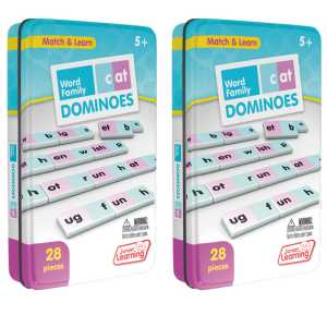 Word Family Dominoes, 2 Sets