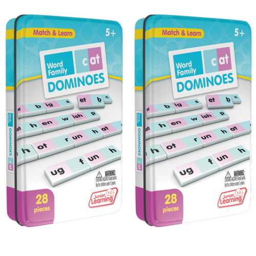 Word Family Dominoes, 2 Sets