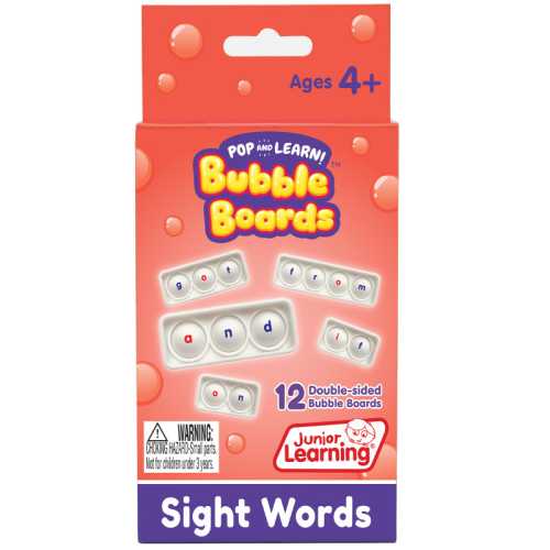 Sight Word Bubble Boards, Set of 12