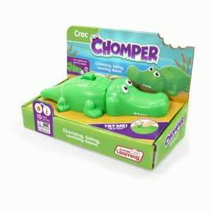 Crocodile Chomper Learning Game, Green, 11 Pieces