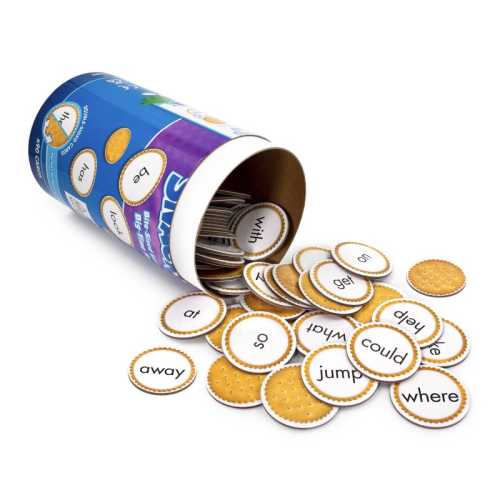Sight Word Snacks Set 1 Cards, 90 Pieces