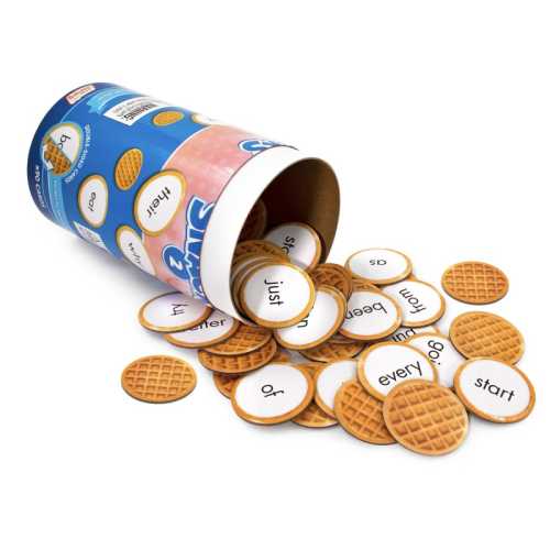 Sight Word Snacks Set 2 Cards, 90 Pieces