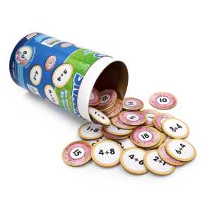 Addition Snacks Math Cards, 90 Pieces