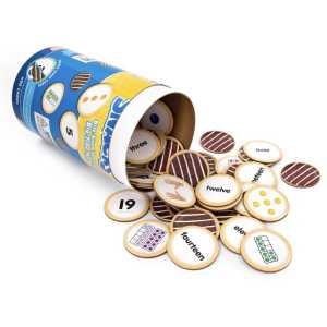 Number Snacks Math Cards, 90 Pieces
