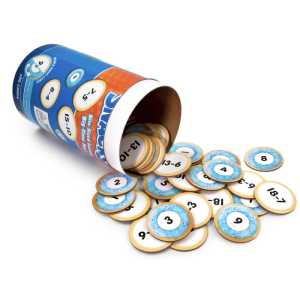 Subtraction Snacks Math Cards, 90 Pieces