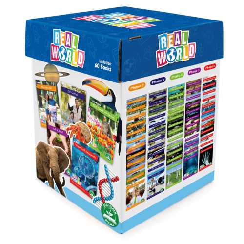 Decodable Readers, Real World Readers, 60 Books