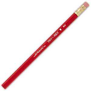 Try Rex&reg; Pencil, Jumbo With Eraser, Pack of 12