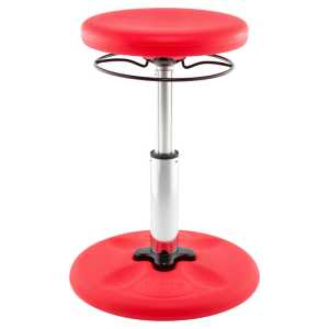 Kids Adjustable Standard Wobble Chair 14-19", Red