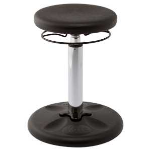 Kids Adjustable Tall Wobble Chair 16.5-24", Black