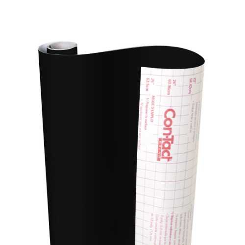 Creative Covering&trade; Adhesive Covering, Black, 18