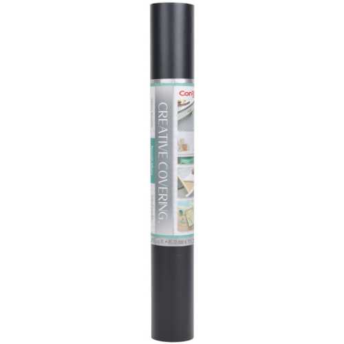 Creative Covering&trade; Adhesive Covering, Black, 18