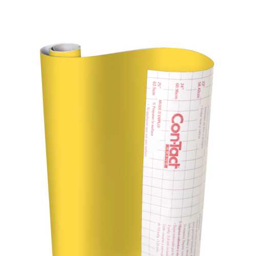 Creative Covering&trade; Adhesive Covering, Yellow, 18