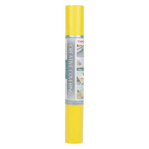 Creative Covering&trade; Adhesive Covering, Yellow, 18
