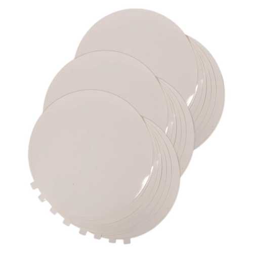 Round Adhesive Blank Replacement Sheets, 8 Per Pack, 3 Packs