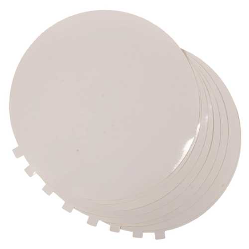 Round Adhesive Blank Replacement Sheets, Pack of 8