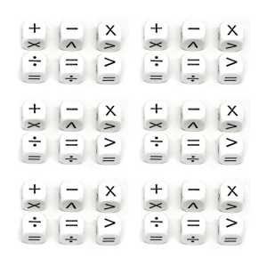 Operators Dice, 6 Per Set, 6 Sets