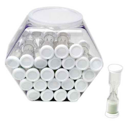 1-Minute Sandtimer, 25 Per Tub