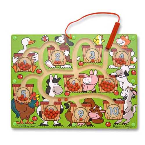 Magnetic Wand Number Maze, 12