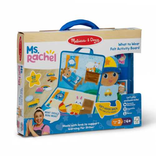 Ms. Rachel&trade; What to Wear Felt Activity Board