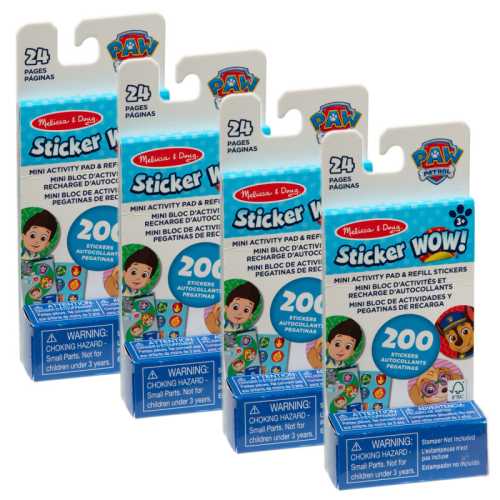 PAW Patrol Sticker Activity Pads, 4 Set