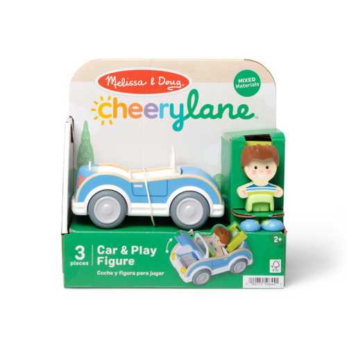 Cheery Lane Car and Play Figure-Blue