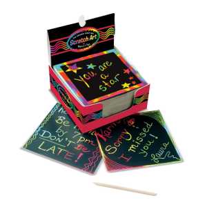 Scratch Art&reg; Box of Rainbow Mini Notes