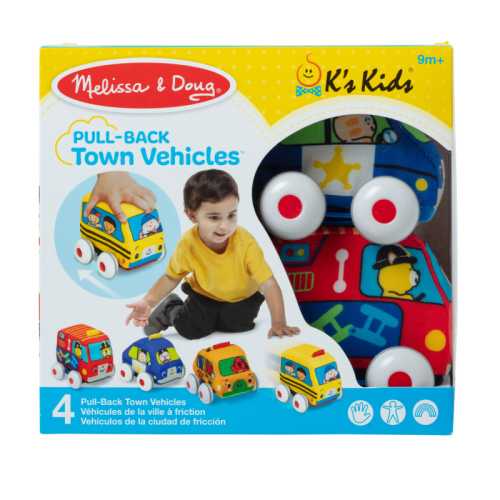 Pull-Back Vehicles, Set of 4