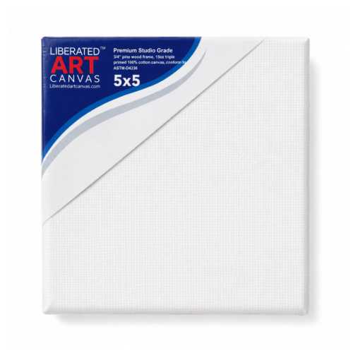 Stretched Canvas, 5 x 5 in