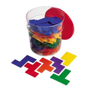 Rainbow&trade; Premier Pentominoes, Pack of 72