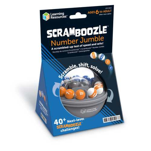 Scramboozle Number Jumble Puzzle Ball