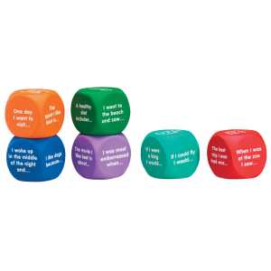 Writing Prompt Cubes, Set of 6