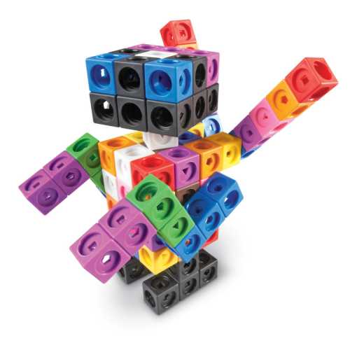 Mathlink&reg; Cube Big Builders (200 Cubes + Build Guide)