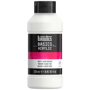 BASICS Matte Fluid Medium, 250 mL Bottle