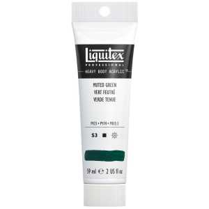 Professional Heavy Body Acrylic Paint, 59 mL Tube, Muted Green