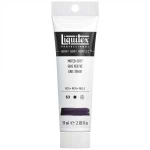 Professional Heavy Body Acrylic Paint, 59 mL Tube, Muted Grey