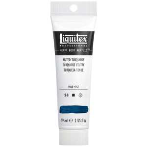 Professional Heavy Body Acrylic Paint, 59 mL Tube, Muted Turquoise