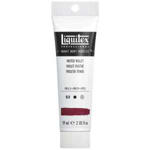 Professional Heavy Body Acrylic Paint, 59 mL Tube, Muted Violet