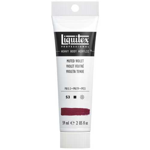 Professional Heavy Body Acrylic Paint, 59 mL Tube, Muted Violet