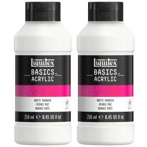 BASICS Matte Varnish, 250 mL Bottle, Pack of 2