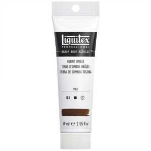 Professional Heavy Body Acrylic Paint, 59 mL Tube, Burnt Umber