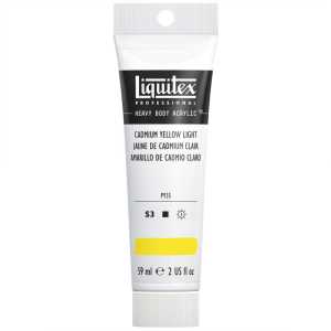 Professional Heavy Body Acrylic Paint, 59 mL Tube, Cadmium Yellow Light