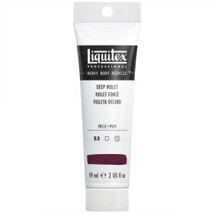 Professional Heavy Body Acrylic Paint, 59 mL Tube, Deep Violet