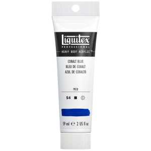 Professional Heavy Body Acrylic Paint, 59 mL Tube, Cobalt Blue