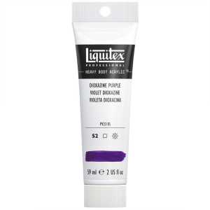 Professional Heavy Body Acrylic Paint, 59 mL Tube, Dioxazine Purple
