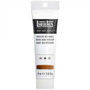Professional Heavy Body Acrylic Paint, 59 mL Tube, Iridescent Rich Bronze