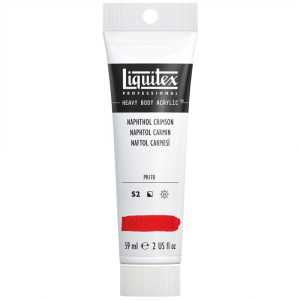 Professional Heavy Body Acrylic Paint, 59 mL Tube, Naphthol Crimson