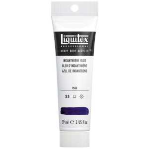 Professional Heavy Body Acrylic Paint, 59 mL Tube, Indanthrene Blue