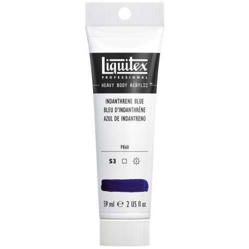 Professional Heavy Body Acrylic Paint, 59 mL Tube, Indanthrene Blue